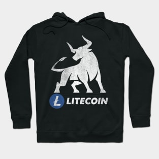 Bull Market Litecoin Lite Coin LTC To The Moon Crypto Token Cryptocurrency Wallet Birthday Gift For Men Women Kids Hoodie